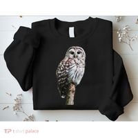 Barred Owl Bird Birder Birding Cute Owl Gift Sweatshirt thumb 2