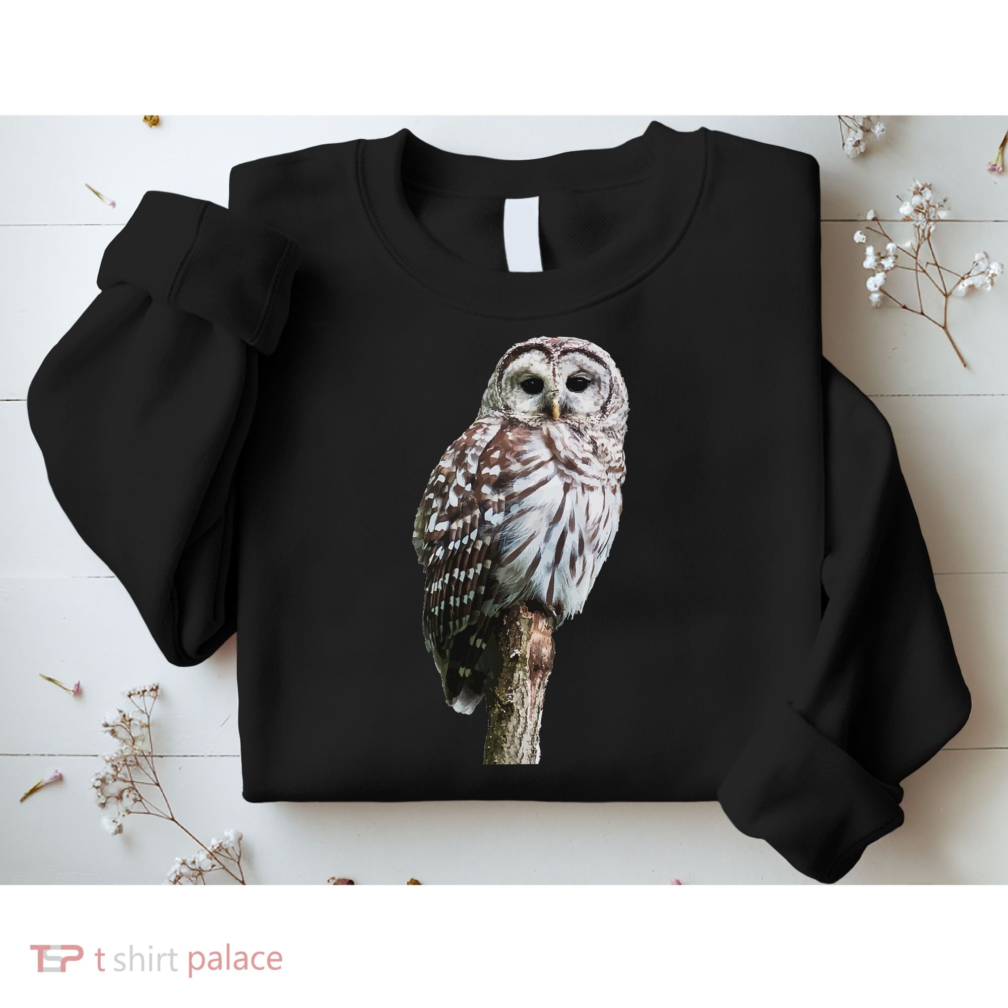 Barred Owl Bird Birder Birding Cute Owl Gift Sweatshirt