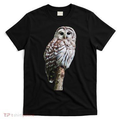 Barred Owl Bird Birder Birding Cute Owl Gift T-Shirt