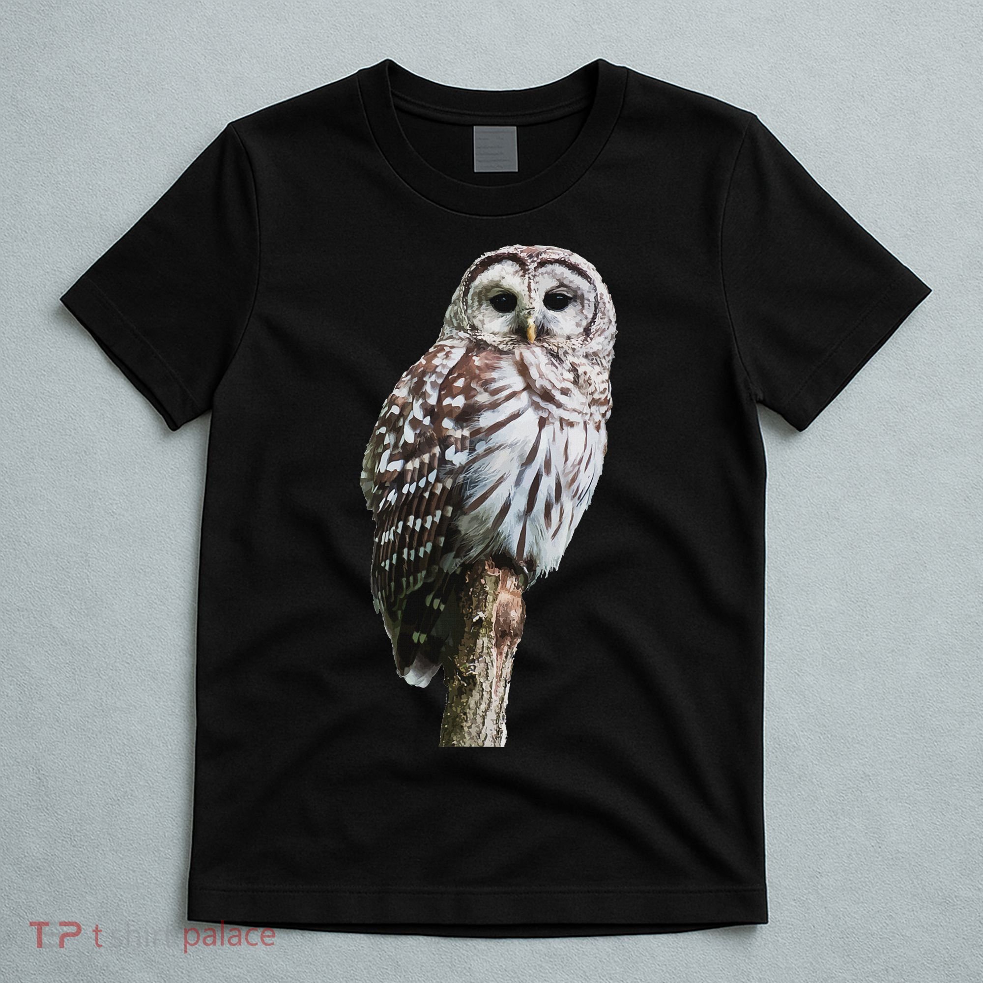 Barred Owl Bird Birder Birding Cute Owl Gift T-Shirt