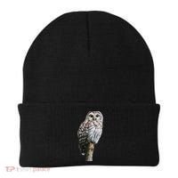 Barred Owl Bird Birder Birding Cute Owl Gift Beanie thumb 0