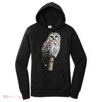 Barred Owl Bird Birder Birding Cute Owl Gift Women's Hoodie thumb 0