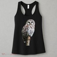 Barred Owl Bird Birder Birding Cute Owl Gift Women's Tank Top thumb 3