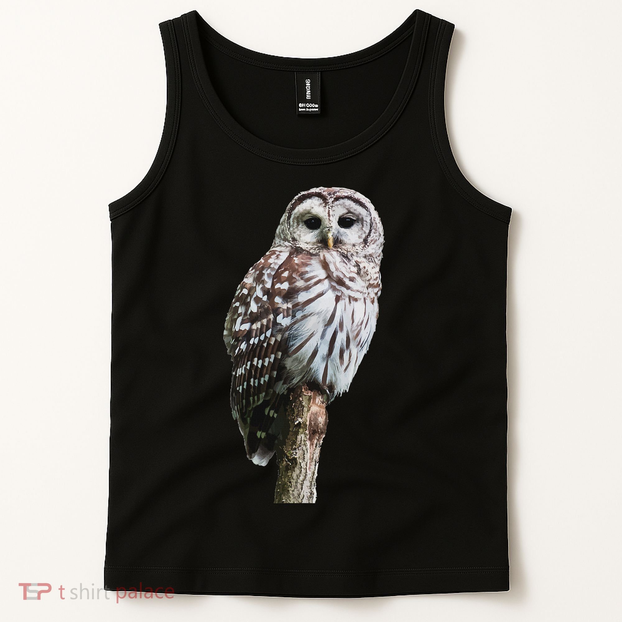 Barred Owl Bird Birder Birding Cute Owl Gift Tank Top
