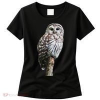 Barred Owl Bird Birder Birding Cute Owl Gift Women's T-Shirt thumb 0