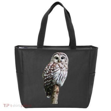 Barred Owl Bird Birder Birding Cute Owl Gift Tote Bag