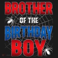 Brother Of Birthday Boy Costume Spider Web Birthday Party Ornament thumb 1
