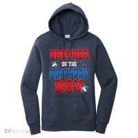 Brother Of Birthday Boy Costume Spider Web Birthday Party Women's Hoodie thumb 0