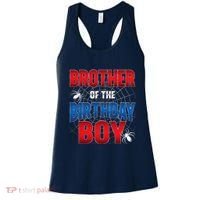 Brother Of Birthday Boy Costume Spider Web Birthday Party Women's Tank Top thumb 0