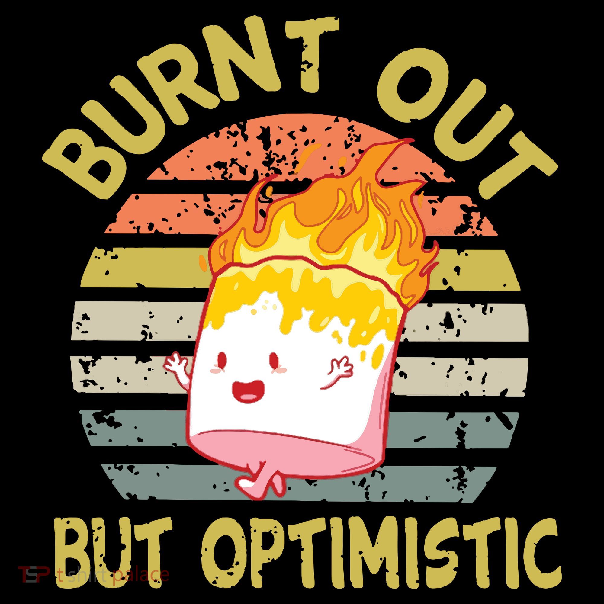 Burnt Out But Optimistic Funny Quotes Sayings Baby Bodysuit