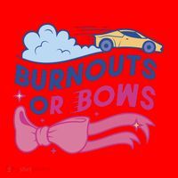 Burnouts Or Bows Gender Reveal Santa Hat thumb 1