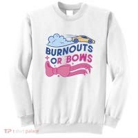Burnouts Or Bows Gender Reveal Sweatshirt thumb 0