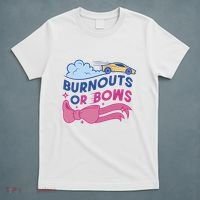 Burnouts Or Bows Gender Reveal T-Shirt thumb 5