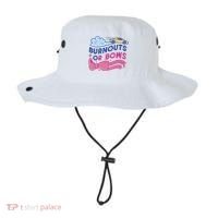 Burnouts Or Bows Gender Reveal Bucket Hat thumb 0