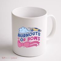 Burnouts Or Bows Gender Reveal Coffee Mug thumb 1
