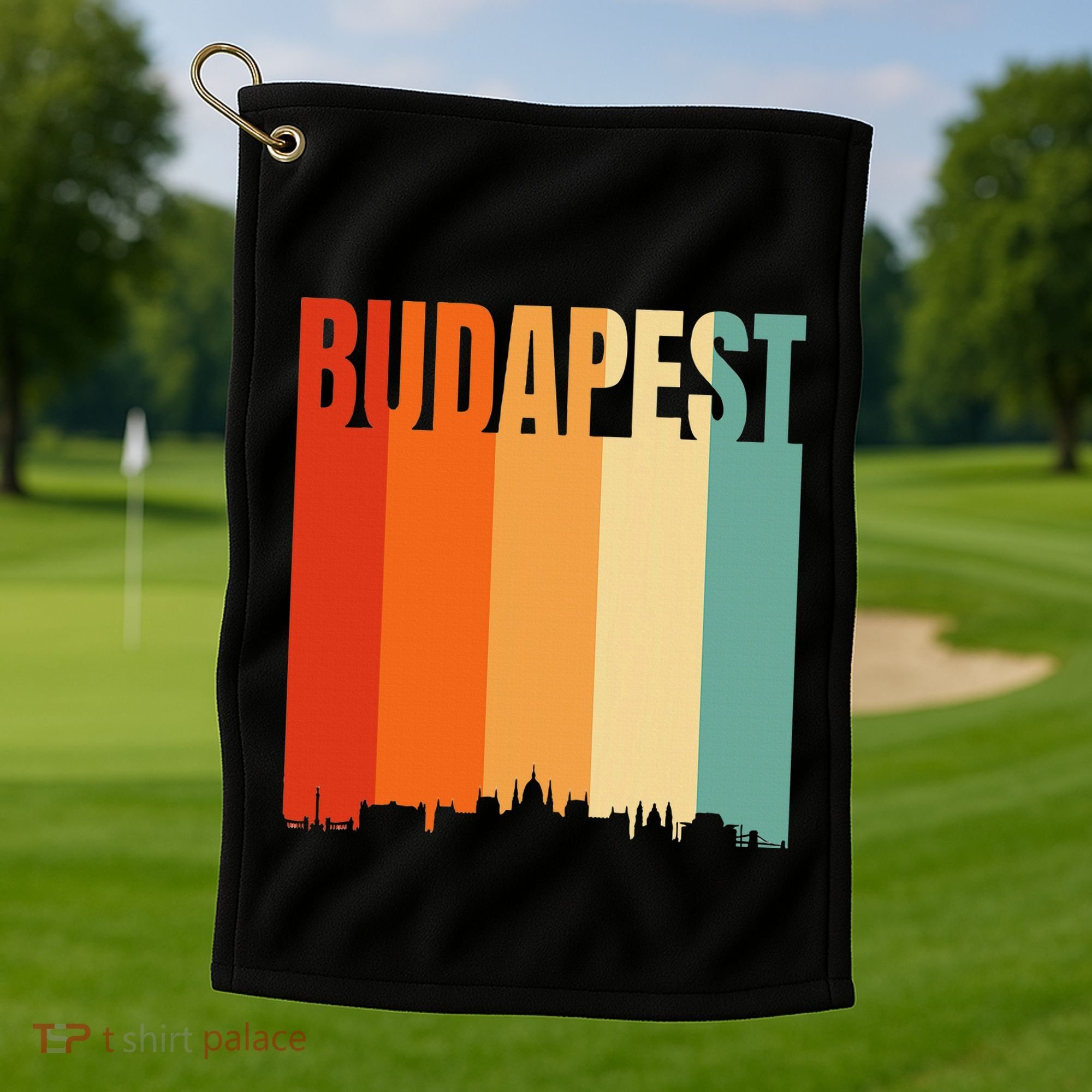 Beauty Of Budapest Golf Towel