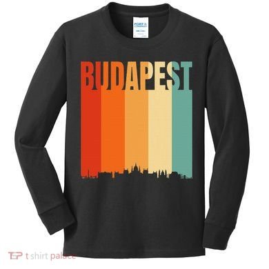 Beauty Of Budapest Kids Long Sleeve Shirt