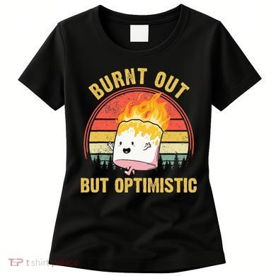 Burnt Out But Optimistic Retro Vintage Sunset Women's T-Shirt