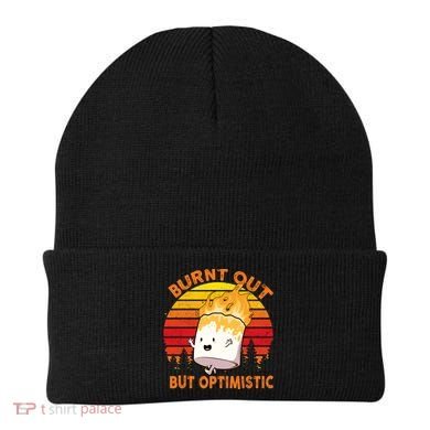 Burnt Out But Optimistic Retro Vintage Beanie
