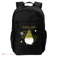 Buzz Off Bumblebee Honeycomb Gnome Flower Go Away Funny Gift Backpack thumb 0
