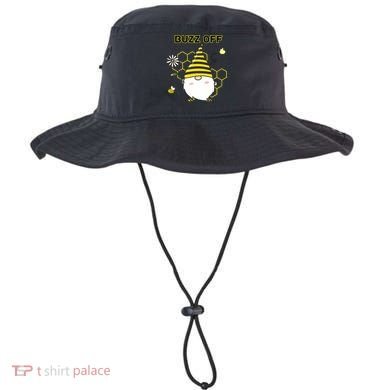 Buzz Off Bumblebee Honeycomb Gnome Flower Go Away Funny Gift Bucket Hat