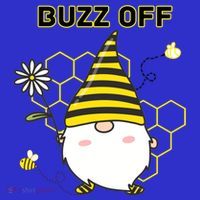 Buzz Off Bumblebee Honeycomb Gnome Flower Go Away Funny Gift Women's Tank Top thumb 5
