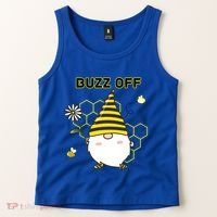 Buzz Off Bumblebee Honeycomb Gnome Flower Go Away Funny Gift Tank Top thumb 2
