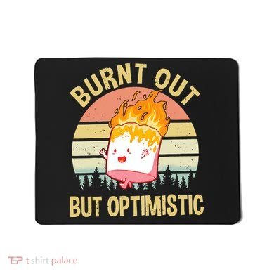 Burnt Out But Optimistic Retro Vintage Sunset Mousepad