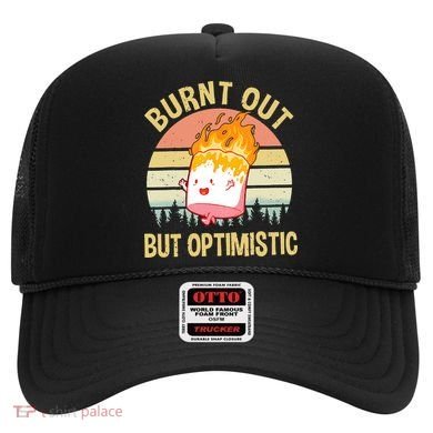 Burnt Out But Optimistic Retro Vintage Sunset Hat