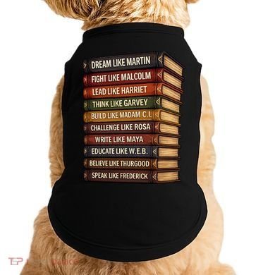 Books Of Black History Doggie Tank