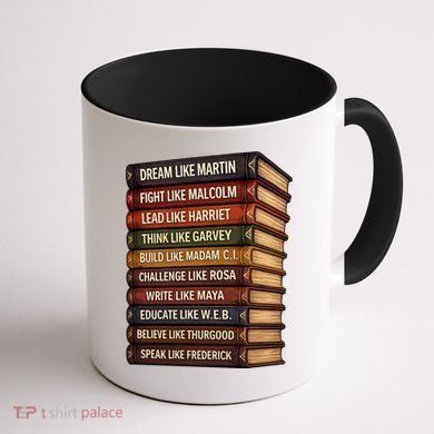 Books Of Black History Coffee Mug back