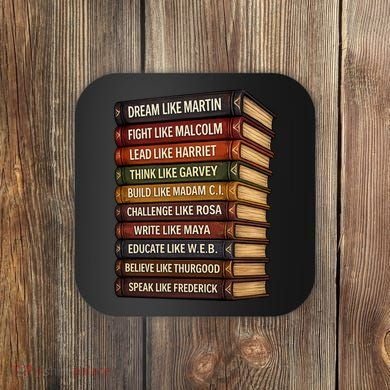 Books Of Black History Coaster
