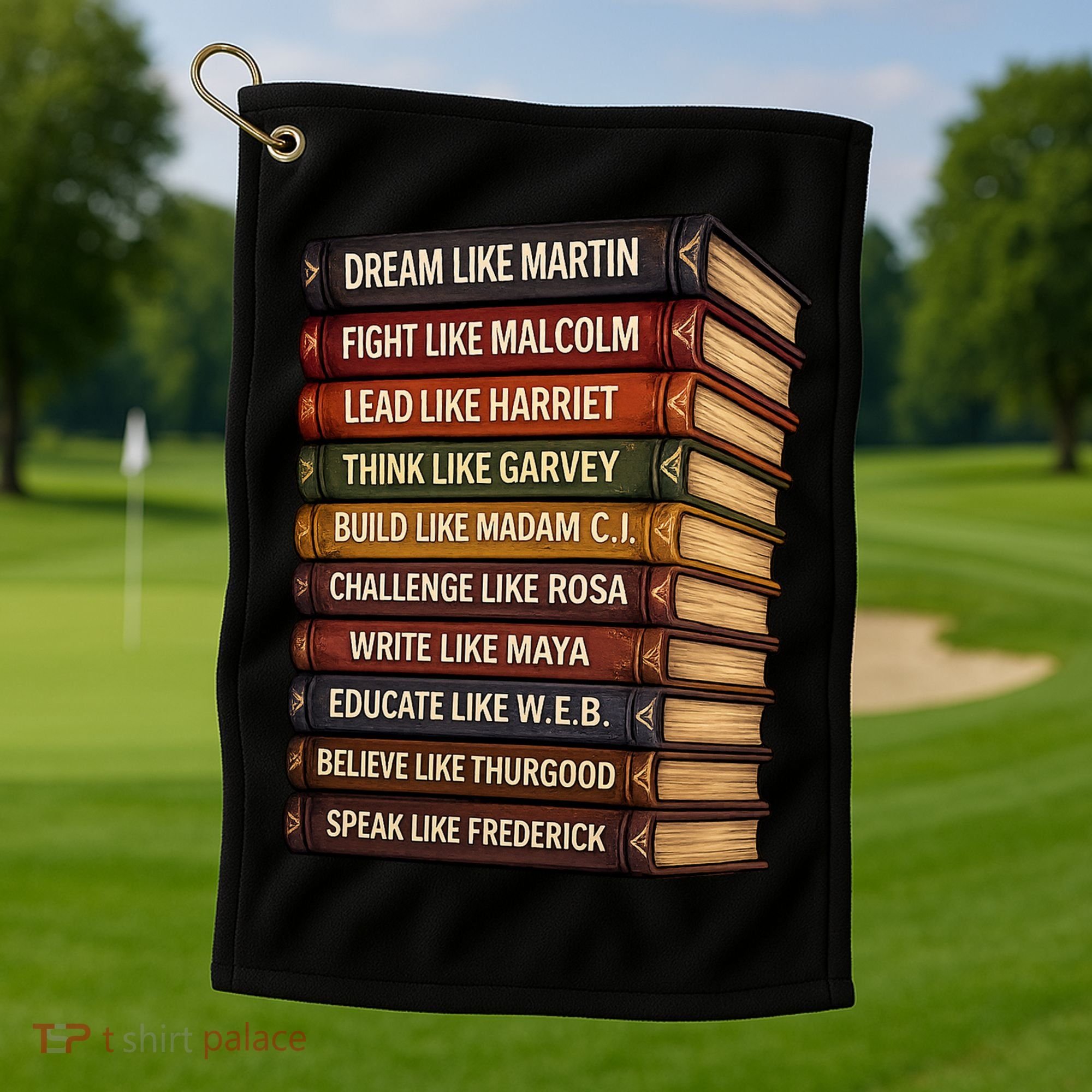 Books Of Black History Golf Towel