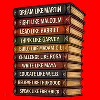 Books Of Black History Santa Hat thumb 1