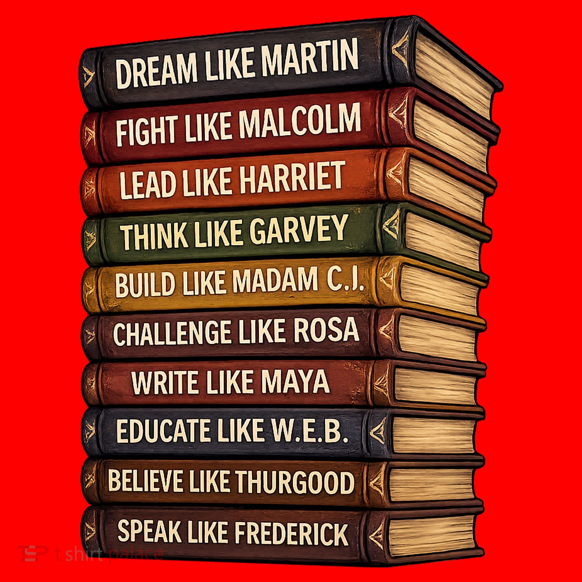 Books Of Black History Santa Hat