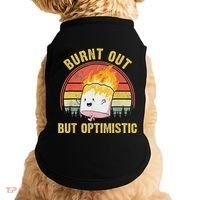 Burnt Out But Optimistic Cute Marshmallow For Camping Doggie Tank thumb 0
