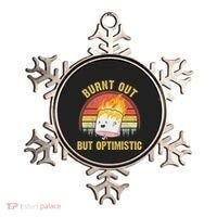Burnt Out But Optimistic Cute Marshmallow For Camping Ornament thumb 0
