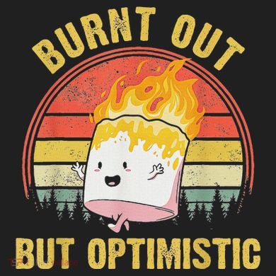 Burnt Out But Optimistic Cute Marshmallow For Camping Kids Plaid Pajama Set