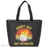 Burnt Out But Optimistic Cute Marshmallow For Camping Tote Bag thumb 0