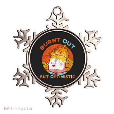 Burnt Out But Optimistic Retro Vintage Sunset Ornament
