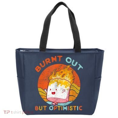 Burnt Out But Optimistic Retro Vintage Sunset Tote Bag