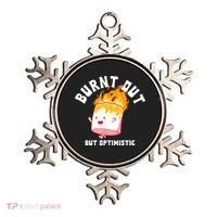 Burnt Out But Optimistics Funny Saying Humor Quote Ornament thumb 0