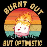 Burnt Out But Optimistic Funny Marshmallow Toddler Hoodie thumb 2