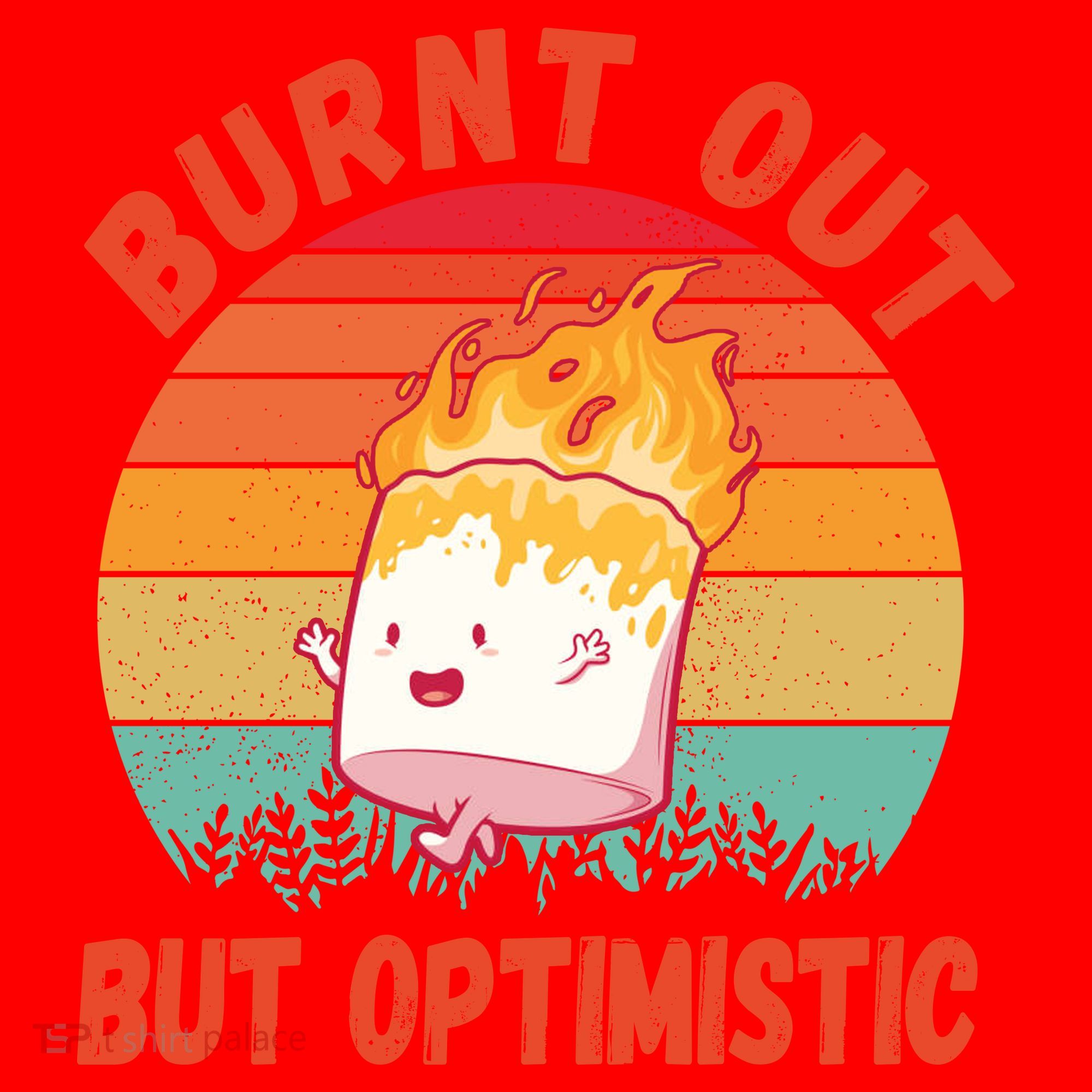 Burnt Out But Optimistic Funny Marshmallow Santa Hat