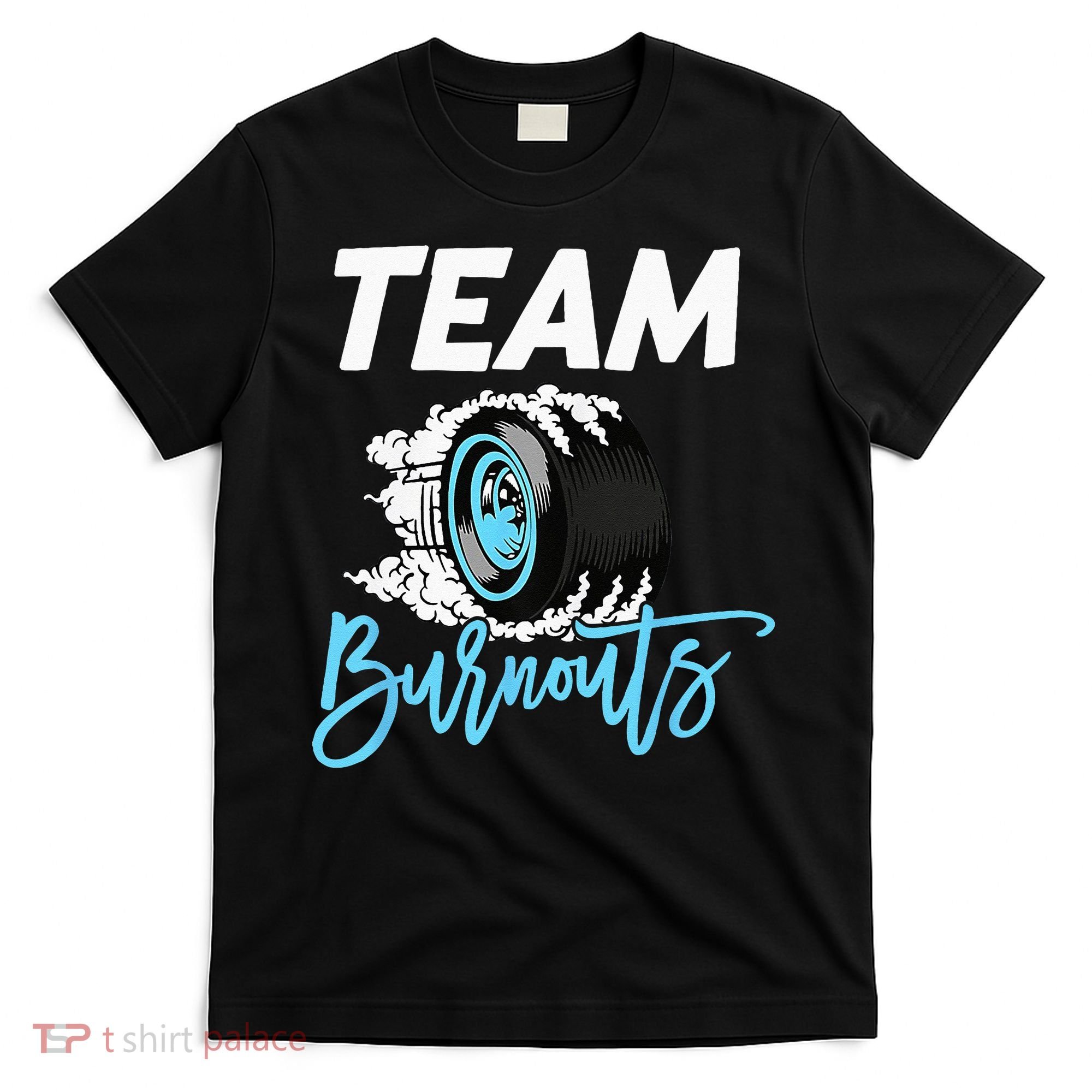 Burnouts Or Bows Team Boy Team Girl Gender Reveal T-Shirt