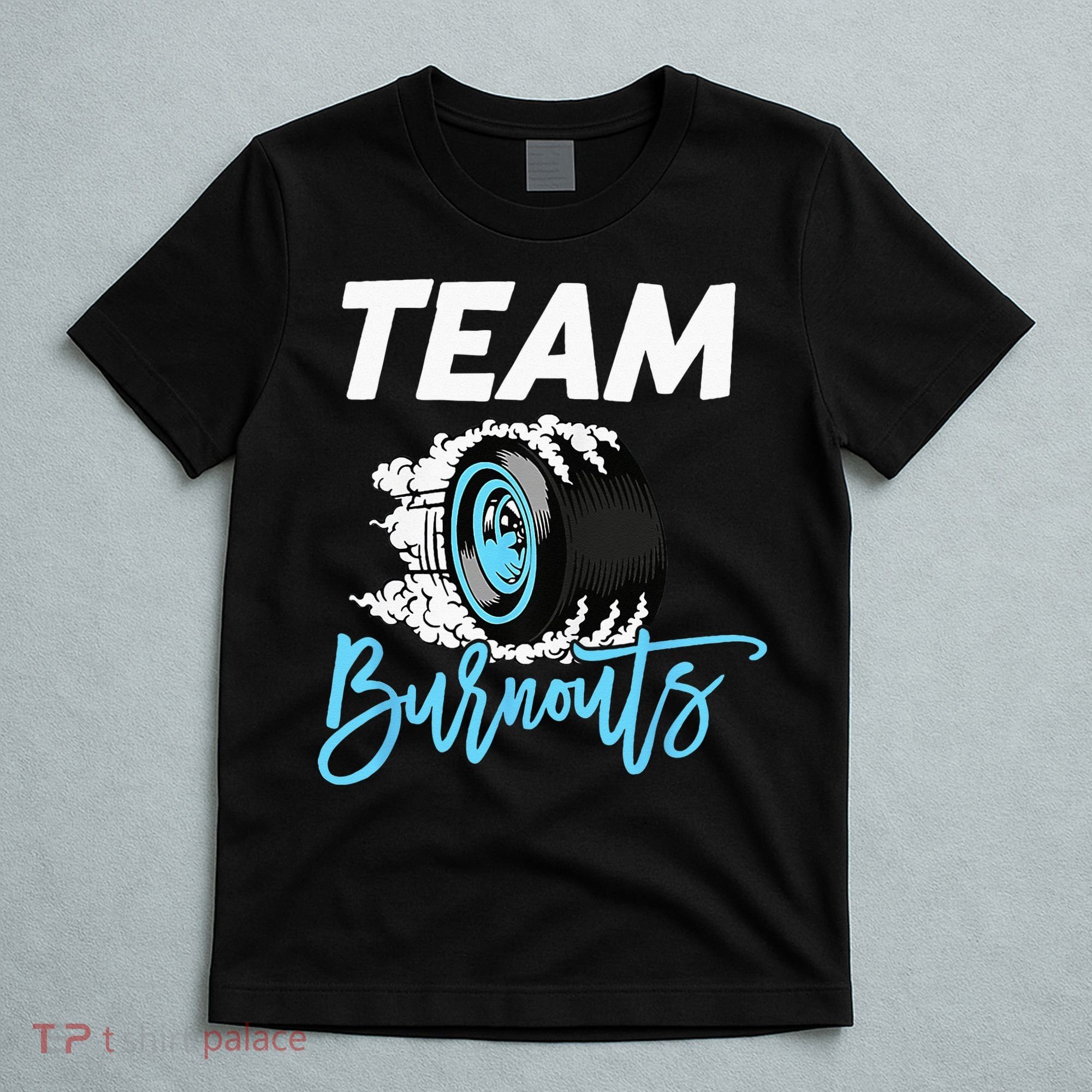 Burnouts Or Bows Team Boy Team Girl Gender Reveal T-Shirt