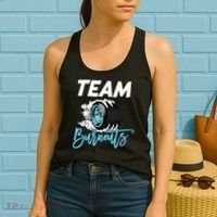 Burnouts Or Bows Team Boy Team Girl Gender Reveal Women's Tank Top thumb 2