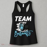 Burnouts Or Bows Team Boy Team Girl Gender Reveal Women's Tank Top thumb 3