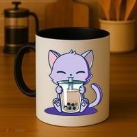 Boba Kitty Coffee Mug thumb 4