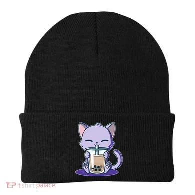 Boba Kitty Beanie